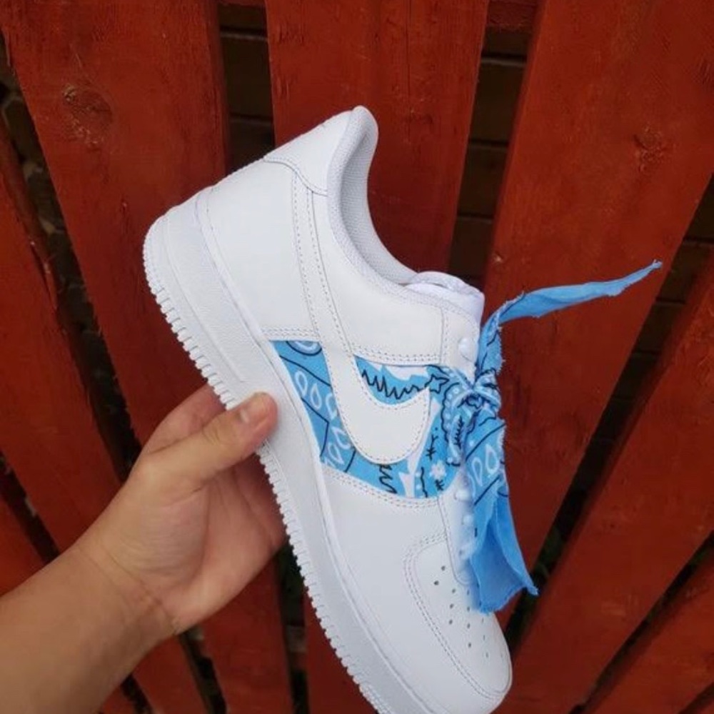 Custom Nike Air Force 1 Bandana